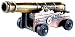 Old Time Naval Deck Cannon Die Cast Metal Collectible Pencil Sharpener