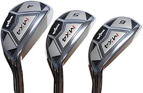 Men’s Majek MX4 Hybrid Iron Set, which Includes: #4, 5, 6 Senior Flex Right Handed Utility “A” Flex Clubs