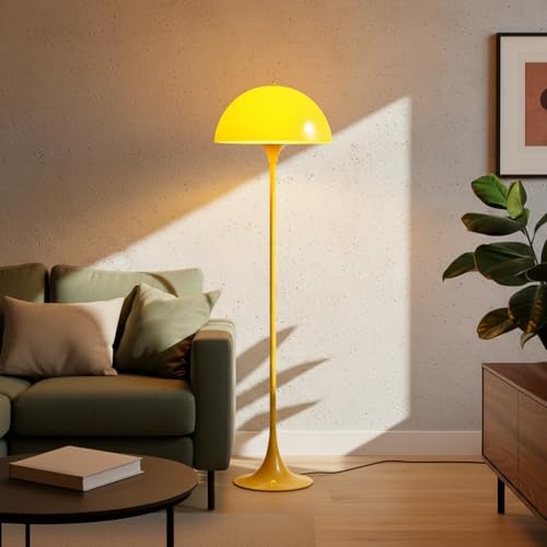 B·LED BARCELONA LED Lampadaire PALM JAUNE ST, 3 x E27 max 60W | Lampe...