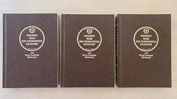 Hardcover Webster's Third New International Dictionary and Seven Language Dictionary: Unabridged (Seven Language Dictionary, 3-Volume Set) Book