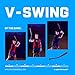 Applied Vision Sports V-Swing - The Ultimate Baseball & Softball Swing Trainer, Training Tool, and Batting Aid. (Carbon)