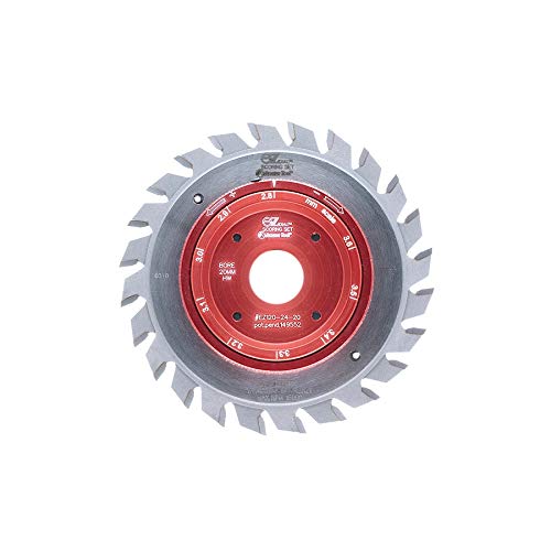 Amana Tool - EZ120-24-20 EZ Dial Adustable Scoring Set - Shim Free 120mm Dia x 24T 20mm BO