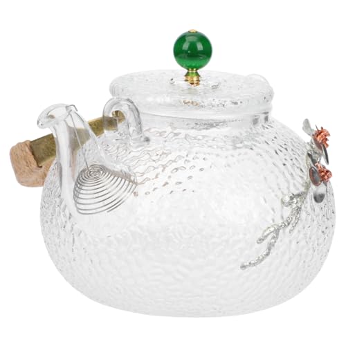 ツルのティーポット 銅雕ティーポット 金属工芸品 竹雲仙鶴酒壺 ツルの