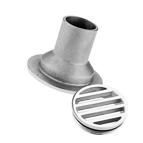 VIGORWORK Yacht Stainless Steel 1-1/2 Inch 38mm Pipe Boat Deck Drain Floor Deck Drainage Fittings for Boat Rowing Boats Accessories Marine - Thumbnail 6