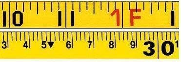 CST Berger 74-Y3008M 300' Fiberglass Zip Line in 8th's of an Inch, Feet, and Metric