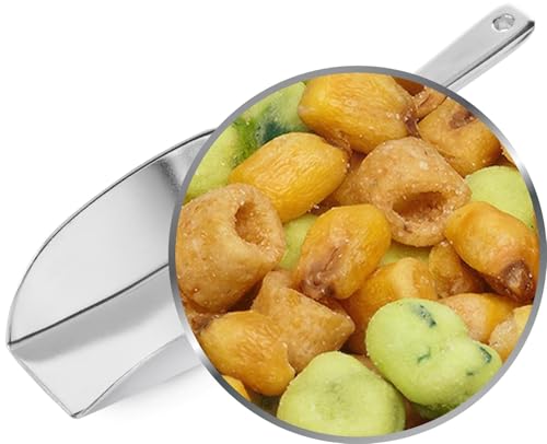 CrackersCompany Mezcla de aperitivos Wasabi con galletas de arroz y maíz, 3000 g, crujiente, picante, asiática