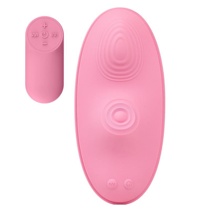 Moody M2 Pad Tapping, Vibrador, Estimulación de Clítoris, Recargable USB, 28 Modos de Vibración, Silicona, Sumergible (Rosa)