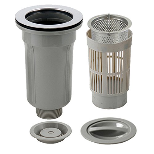 Colador para fregadero de cocina con cesta de desechos miniatura 3