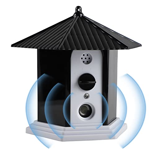 Analim Ultrasonic Dog Barking Deterrent, Anti Dog Barking Control Device Three-Frequency Outdoor Dog Training Device, Bird House Design #TOP4
