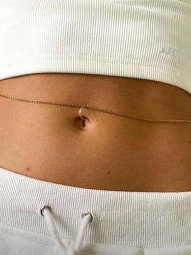 Jstyle 14G Belly Button Ring 316L Surgical Steel Belly Rings Hoop for Women Clear CZ Opal Clicker Hoop Belly Button Rings Gold Silver Small Navel Belly Body Piercing Jewelry 8mm 10mm 12mm2