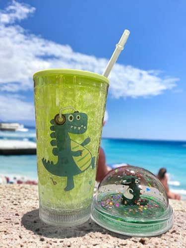 Image of EMERGE LED Light Tumbler with Straw| Freezable Tumbler for Cold Drinks | Christmas Gift | Tumbler for Cold Coffee /Tea /Juices /Drinks (Green)