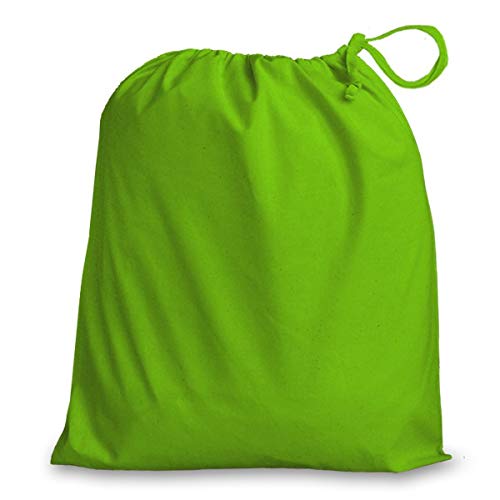 B&A Drawstring Bags (Lime, 20cm x 24cm)