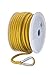 Seachoice Boat Anchor Rope, Double-Braid, Nylon, Achor Line, 3/8 in. X 100 Ft, Yellow