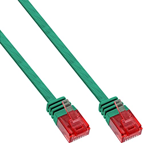Inline Patch Cable - RJ45 (M) - RJ45 (M) - 0.5 m - UTP - Category 5e Compressed Green 1 x Patchkabel Flach