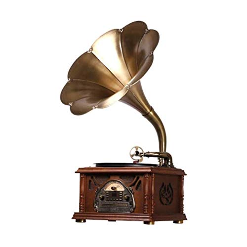 WSMLA Turntable Record Player 3 Vitesses avec Subwoofer Version Portable Gramophone Big Horn Gramophone - Les Beatles, Paul McCartney, John Lennon, RIngo Starr, George Harrison WSMLA Turntable Record Player 3 Vitesses avec Subwoofer Version Portable Gramophone Big Horn Gramophone