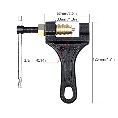 Alomejor Bike Chian Breaker Tool 3.8mm Ditale