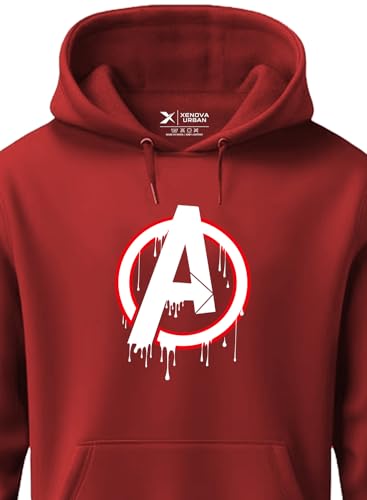 Image of XENOVAURBAN Hoodies | Unisex Hoodie Sweatshirt Printed AV-A1 - PAR