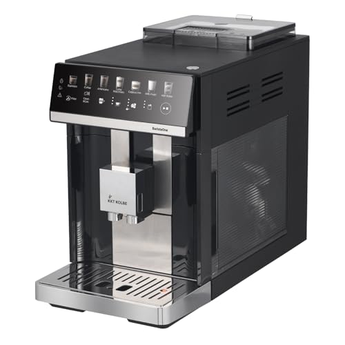 KKT KOLBE Kaffeevollautomat mit Milchbehälter, Milchschaumdüse und Zubehör, 2 Tassen, 15 Bar, 7-stufiges Mahlwerk, Touchscreen, Automatische Reinigung, 7 Getränke Barista One – Bild 7