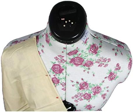 Sewing Online Adjustable Dressmakers Dummy, in a Rosebuds Floral Fabric with Hem Marker, Dress Form Sizes 16 to 20 - Pin, Measure, Fit and Display your Clothes on this Tailors Dummy - FLORALSMALL