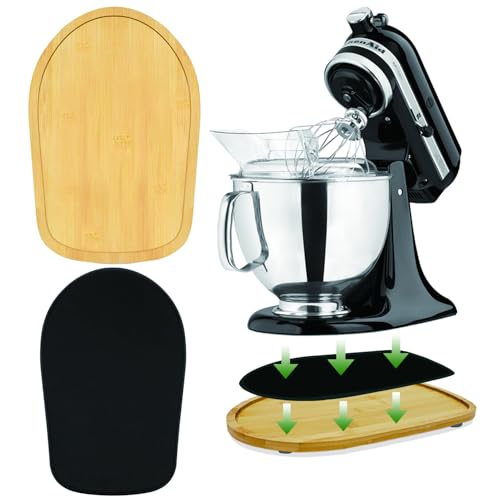 La mejor selección de kitchenaid artisan , tabla con los diez mejores. 43 Alfombrilla deslizante para batidora de bambú gruesa para batidora de soporte Kitchenaid, alfombrilla deslizante para electrodomésticos para Kitchenaid Artisan de 4.5 a 5 cuartos...