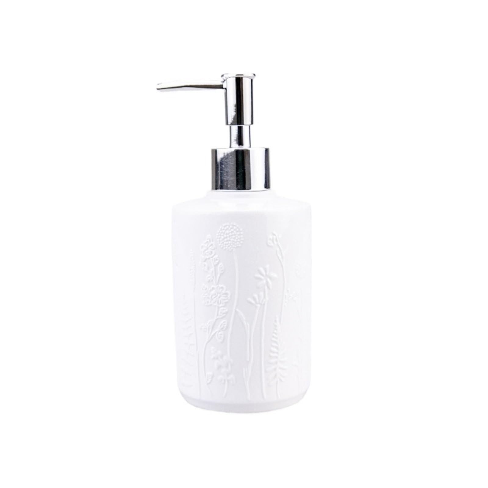 Bathroom Ceramic Soap Pump Dispenser Liquid Bottle For Kitchen, Bathroom And Countertop Shampoo