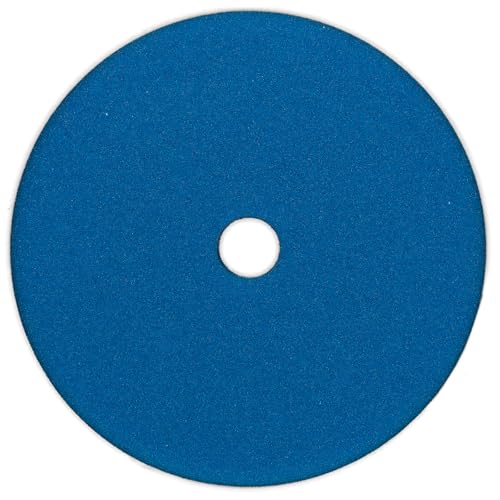 Image of RUPES 9.DA180H Pack of 12 Blue D-A Coarse Cutting Foam Pads 180mm | Ideal for Paint Correction & Gloss Enhancement | Mild to Severe Defect Removal | Compatible with 6 inch Backing Plate