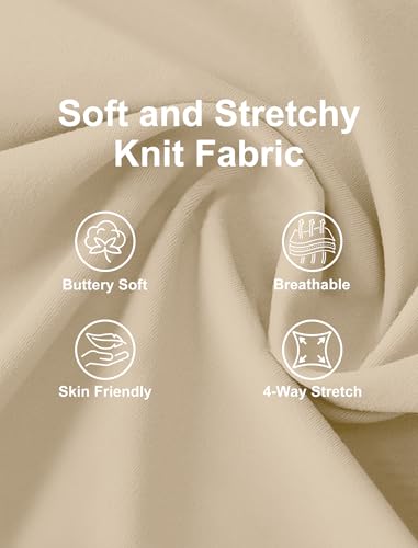 Image of Wide Leg Work Pants for Woman Stretchy Office Slack Dress Pants Business Trousers with Pockets