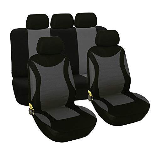 Housses de siège auto contre l'usure de la sellerie avec couverture rose noir camel pour femme