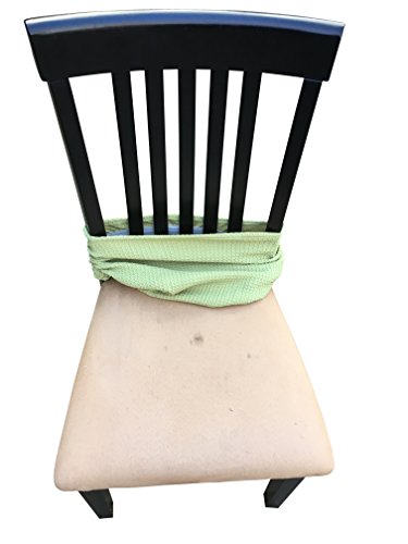 Waterproof Dining Chair Cover Protector - Pack Of 2 - Perfect For Pets, Kids, Elderly, Restaurants, Party - Machine Washable, Elastic, Removable, Premium Quality, Clean The Mess Easily (Light Green) #TOP2