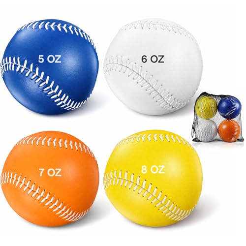 Image of Arrowbash Weighted Softball Training Balls Bulk Set
