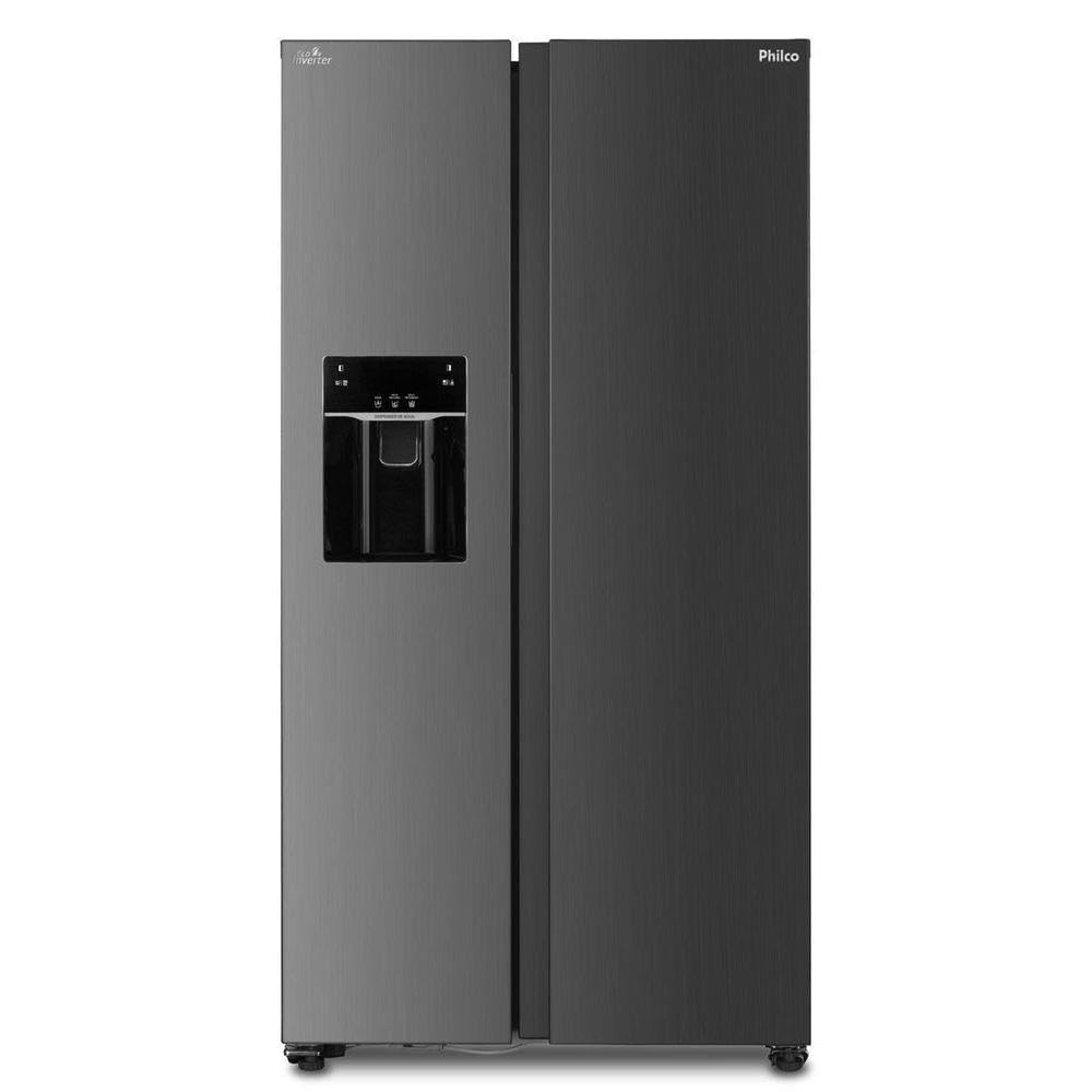PHILCO Refrigerador side by side frost free prf613id eco inverter 513l inox 220v