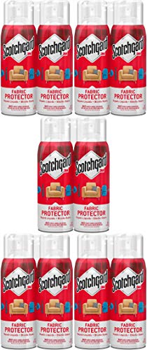 Scotchgard Fabric & Upholstery Protector, 2 Cans/10-Ounce (20 Ounces Total) Pack of 5