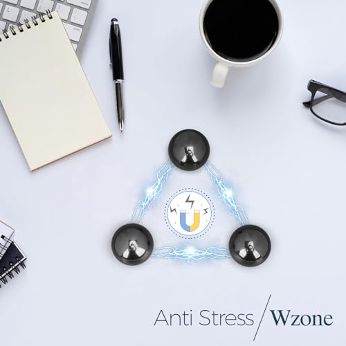 Wzone 2cm Kugel Ferrit Magnet, 20 Stück Magnetkugeln Gegen Stress für Büro Heim, Machen Sie Fan und kreativ