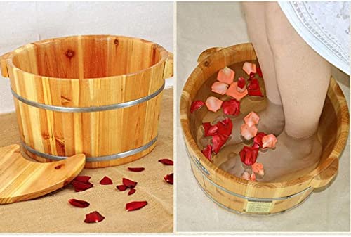Baño de pies de madera maciza Katzowen para pedicura miniatura 7