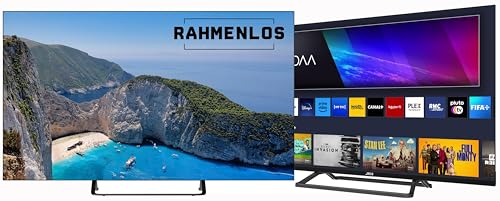 JTC-24 Rahmenloser 43" UHD Smart TV/Fernseher, VIDAA, Triple Tuner