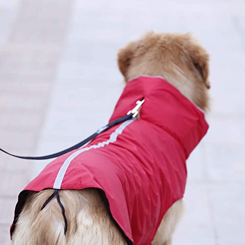 PETCEE Waterproof Dog Jacket,Puppy Dog Winter Coat Soft Fleece Lined XS Dog Vest Coat for Winter Dog Jackets for Small Dogs Outdoor Sports Pet Vest Apparel for Cold Weather-2 Layer (Red XS)