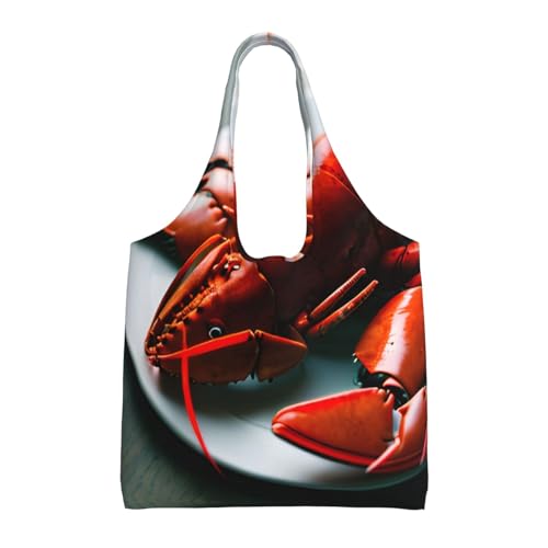 Sac de courses imprimé homard, le cabas idéal pour le marché