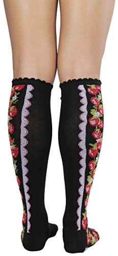 Image of ToBeInStyle Women's Acrylic Knee High Print Socks