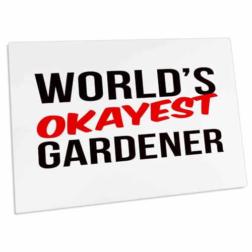 Alfombrilla de escritorio Worlds Okayest Gardener 23x16" miniatura 1