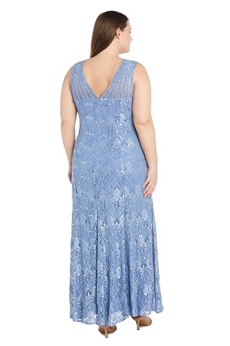 Image of R&M Richards Women's Starlit Siren Sequin Gown