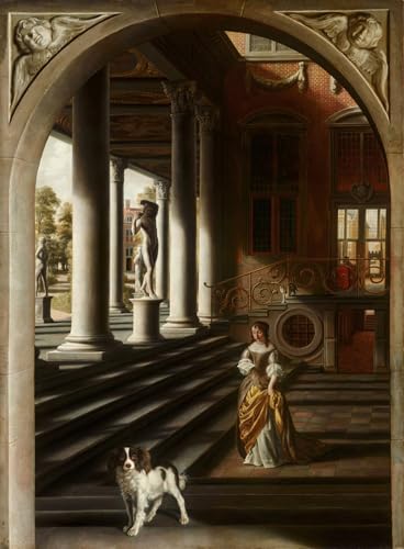 Poster d'art de Samuel Van Hoogstraten pour habiller un grand mur vide de 60x90cm