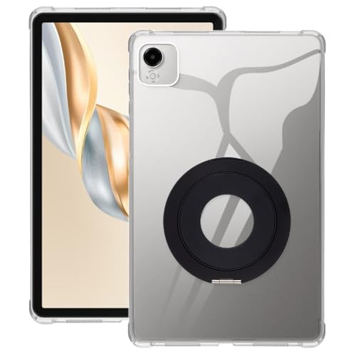 Coque Huawei Honor Pad X9A 11.5 2025 avec support de bureau noir et transparent