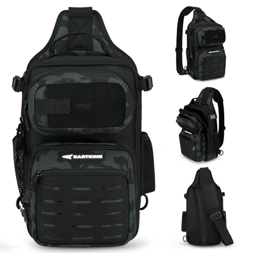 Image of KastKing BlowBak Tactical Sling Tackle Bag-Lightweight Fishing Backpack Storge Fishing Gear and Equipment,Gift for Men