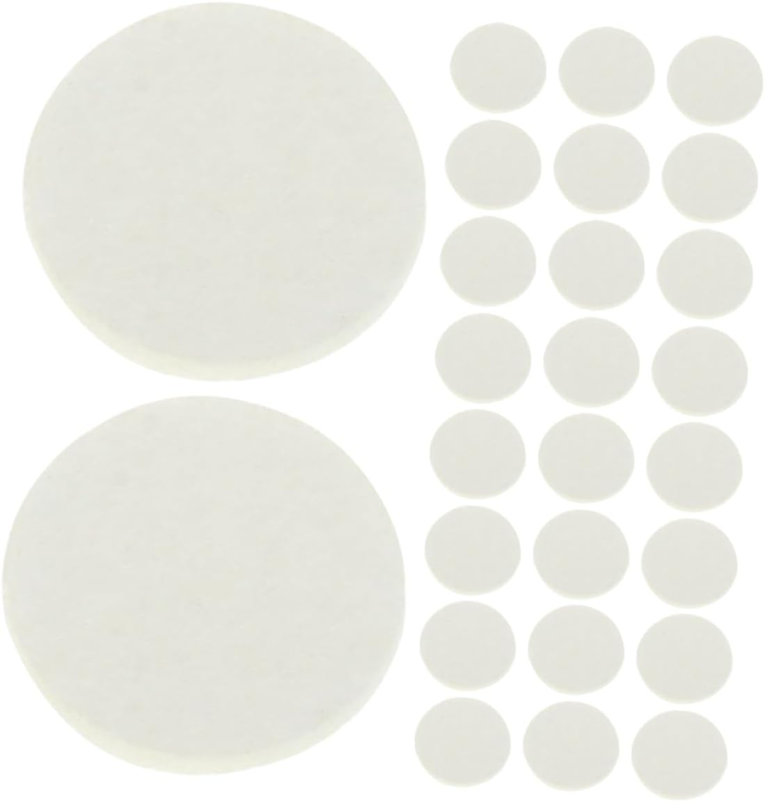 SAFIGLE 150pcs Cotton Essential Oil Diffuser Pads Unscented Round Replacement for Necklace Locket Car Bedroom Office for Travel Refreshing Atmosphere