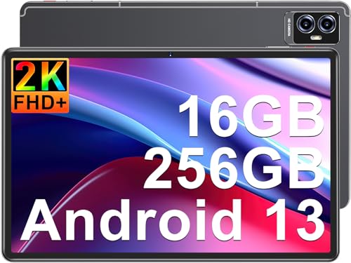 FACETEL Tablet 11 Pulgadas Android 13 Tablet con 16GB RAM+256GB ROM (TF 1TB) Octa-Core 2.0 GHz, 5G...