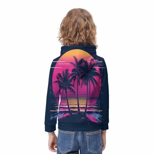 Sweat à capuche enfant Île Coco pour ado de 11 à 13 ans - 4