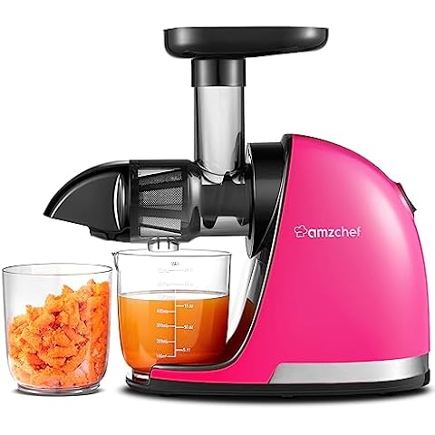 AMZCHEF Extracteur de Jus Magenta Cover