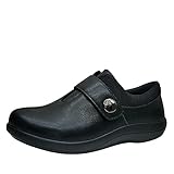 Alegria Women's Danni Jet Black Comfort Slip On Shoes 9 M US