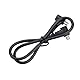 Qiilu 30 cm Flash-PC-Synchronisationskabel, Stecker auf Stecker, PC-Taschenlampe, Kamera-Anschluss, Sync-Kabel