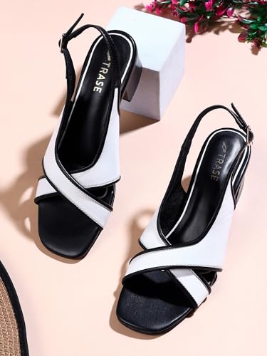 Image of TRASE Block Heels Sandals For Women, Anime-I Stylish & Comfortable Footwear